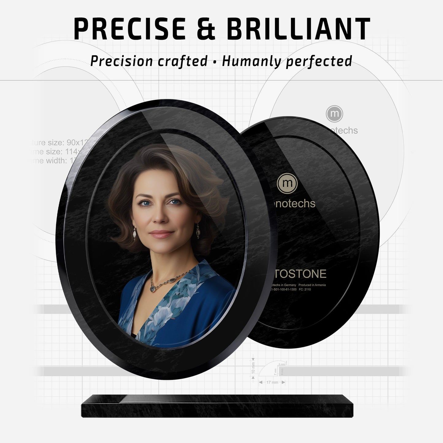 PHOTOSTONE OVAL
